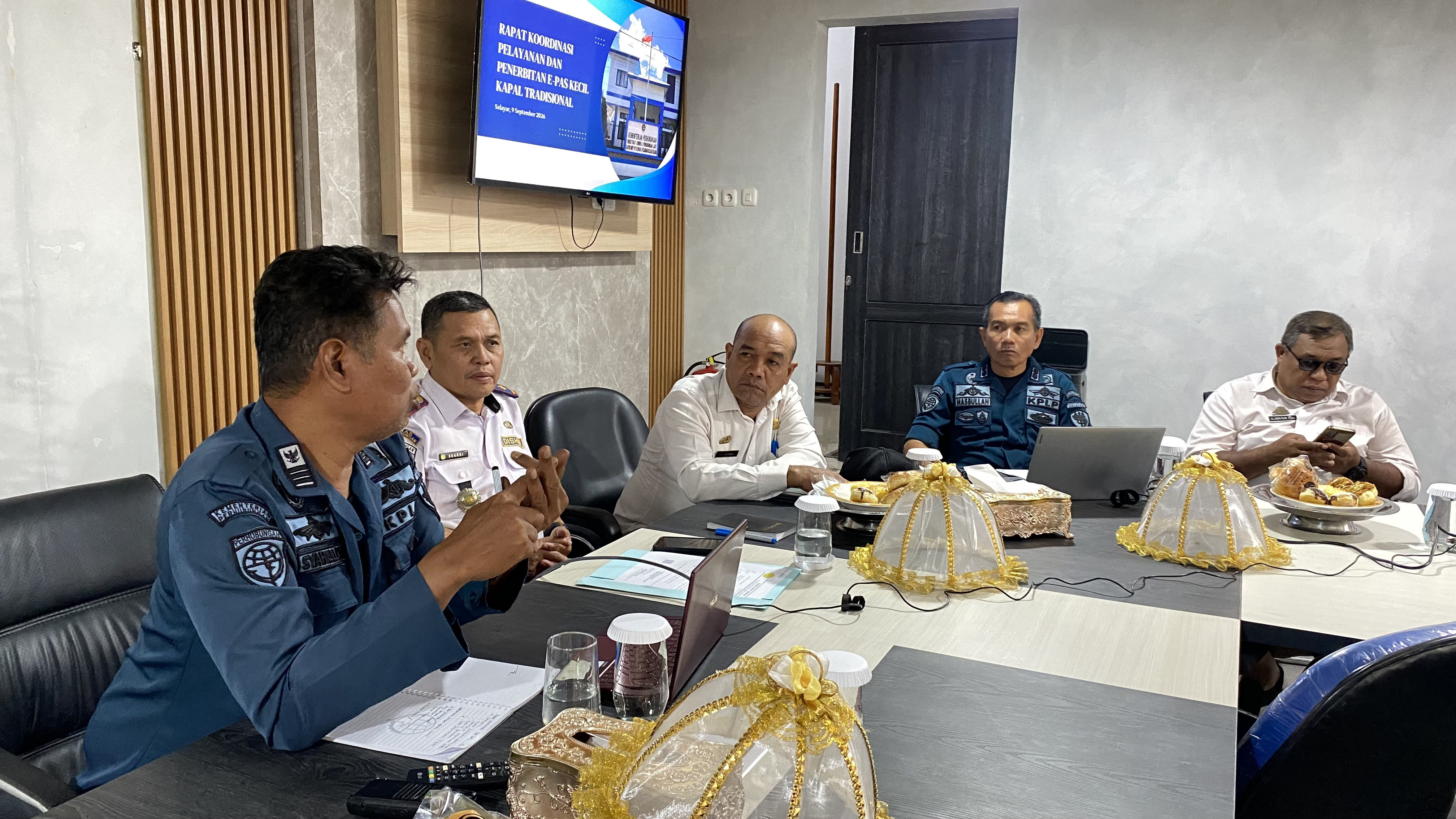 Rapat Koordinasi Pelayanan dan Penerbitan E-Pas Kecil Kapal Tradisional